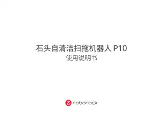 石头自清洁扫拖机器人 P10